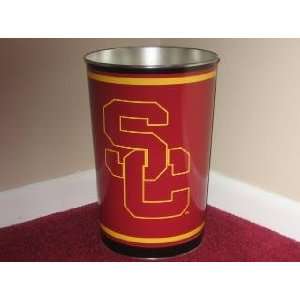  Tapered WASTEBASKET / GARBAGE CAN with Team Logo: Sports & Outdoors