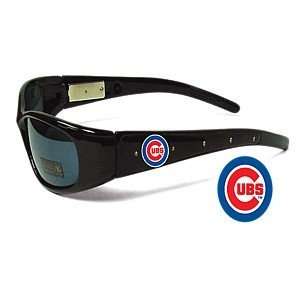  Chicago Cubs Black Flashing Sun Glasses