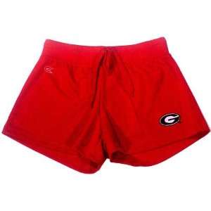    Georgia Bulldogs Red Ladies Mixer Shorts: Sports & Outdoors