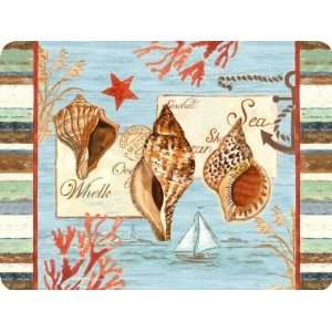  Kay Dee Designs By the Seaside Cork Backed Placemats, Set 