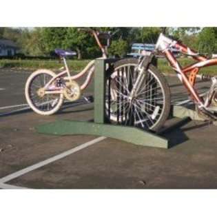 Quality Built Bike Rack Indoor/Outdoor Poly Lumber Bike Rack 
