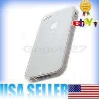   Bumper Frame TPU Silicone Case for iPhone 4S 4G W/Side Button  