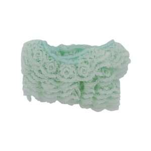  New   Green ruffled lace, 4 yards   Case of 50 by bulk 