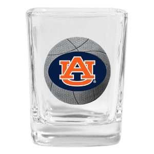   : Auburn Tigers NCAA Basketball Square Shot Glass: Sports & Outdoors