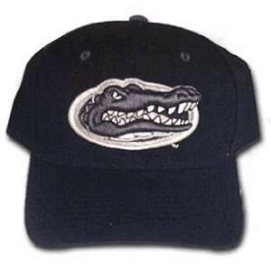   Zephyr Florida Black Tone on Tone Head Fitted Hat: Sports & Outdoors