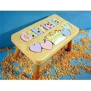  Personalized Name Princess Stool With 9 12 Letters 