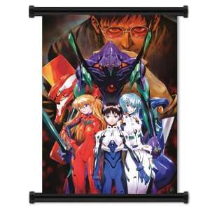  Neon Genesis Evangelion Anime Fabric Wall Scroll Poster (31 