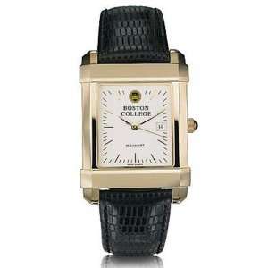  Boston College Mens Swiss Watch   Gold Quad Watch with 