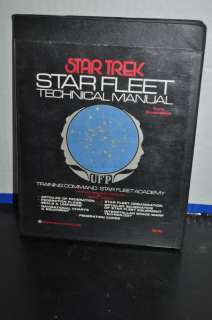 STAR TREK STAR FLEET TECHNICAL MANUAL 1975 1st PRINT  