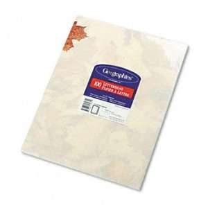  Geographics® Design Paper PAPER,LEAVES,100PK 24# (Pack 