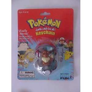  Eevee Pokemon Capture and Release Keychain: Toys & Games