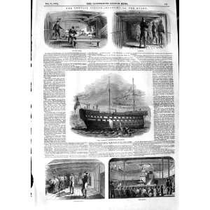   1846 CONVICT SYSTEM WARD PRISON SHIP WARRIOR WOOLWICH