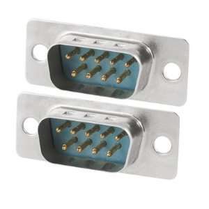  Solder Type DB 9 Pin Male Plug PCB Mount COM Socket 