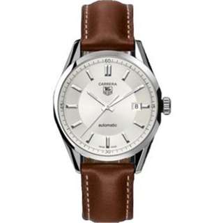 Tag Heuer FC6203 19mm (Mens) Brown Calfskin with White  