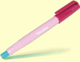 Sewline Fabric GLUE Pen and 4 Packs of Glue Refills  