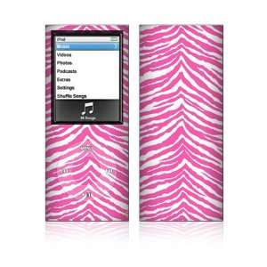  Apple iPod Nano (4th Gen) Decal Vinyl Sticker Skin   Pink 