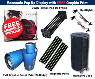 Exhibition Pop Up Display Trade Show Booth FULL GRAPHIC  