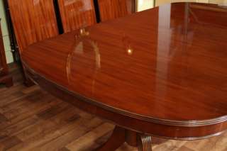   antique style duncan phyfe reproduction dining table high end