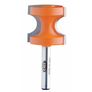 CMT 854.003.11 Bull Nose Router Bit 1/4 Inch Shank, 1 Inch Overall 