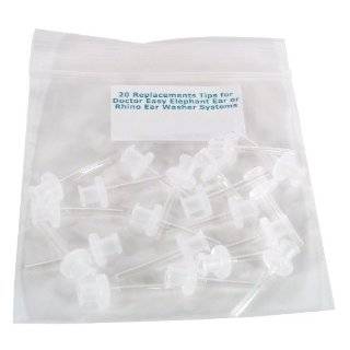 Doctor Easy Elephant & Rhino Ear Washer Disposable Tips, Bag of 20