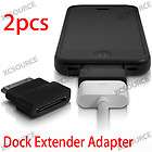 2X Dock Extender Extension Adapter Cable For Apple iPhone 4 iPod Nano 