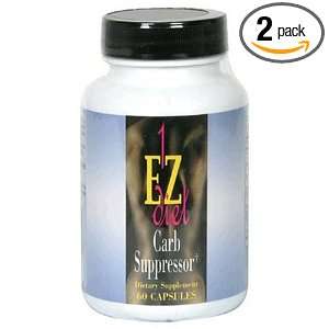 Maximum Intenational 1 EZ Diet, Carb Suppressor, 60 Capsules (Pack of 