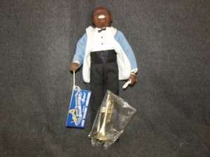   Effanbee Louis Satchmo Armstrong Doll Music Series NIB Trumpet 1984