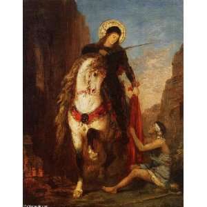  Made Oil Reproduction   Gustave Moreau   32 x 42 inches   Saint Martin