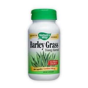  Barley Grass 100 Capsules   Natures Way: Health 