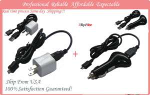 Car DC Charger +AC Adapter +USB For BlackBerry PlayBook  