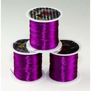   : 30 Meter Spool Purple/fushia Elastic Beading Cord: Everything Else