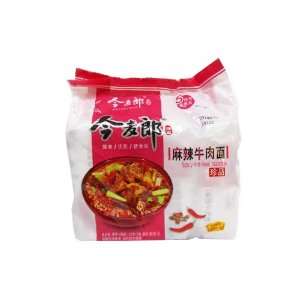 JML Instant Noodle Artificial Spicy Hot Beef Flavor 5 Small Bags