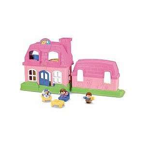  Fisher Price Little People Happy Sounds Home   Pink: Toys 