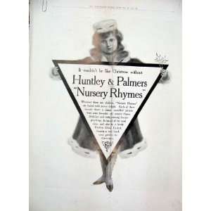  Huntley & Palmers Nursery Rhymes Antique Advertisment 