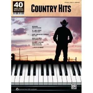  Alfred 40 Sheet Music Bestsellers Country Hits Book 
