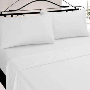 LOT of 12 NEW KING SIZE WHITE HOTEL FLAT SHEETS T 180  