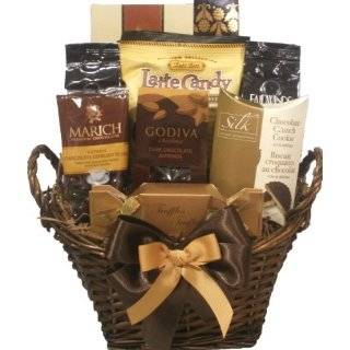 Coffee and Chocolate Lovers Gourmet Food Gift Basket   A Fathers Day 
