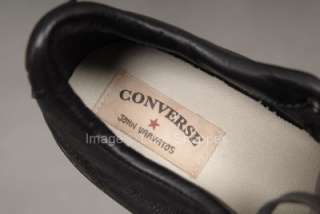 NIB John Varvatos Converse Ltd. Edition Black Leather Sneakers   Men 