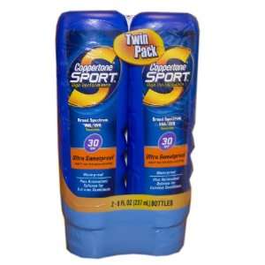   Sport Breathable Sunscreen , SPF 30, 8 fl oz, 2 Pack Beauty
