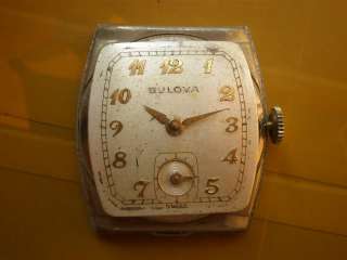 Vintage SWISS BULOVA 17 Jewels 10BT Manual Mens Watch  