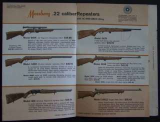 1964 Mossberg .22 Rifles & Shotgun Magazine Catalog  