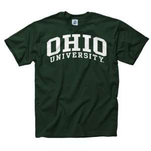  Ohio Bobcats Youth Dark Green Arch T Shirt Sports 