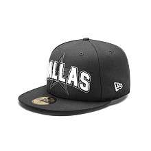 Mens New Era Dallas Cowboys Draft 59FIFTY® Black Structured Fitted 