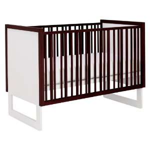  Nurseryworks Loom Dark Rails 3 in 1 Convertible Crib Baby