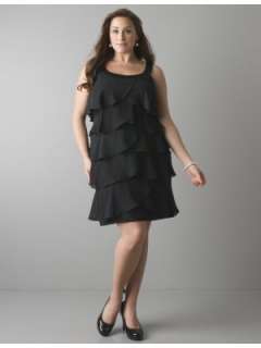 LANE BRYANT   Tiered ruffle dress customer reviews   product reviews 