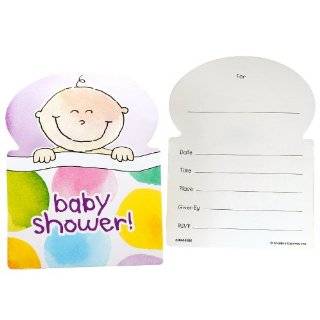  Mod Mom Baby Shower Invitations 8ct: Toys & Games