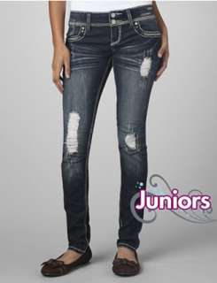   ,entityNameJuniors Almost Famous® Destroyed Skinny Jeans
