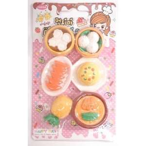  Japanese Style Cute Fun Food Erasers: Everything Else