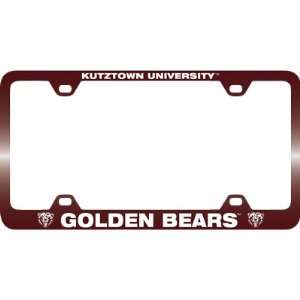   Kutztown Gold Bears Kutztown University License Plate Frame: Sports