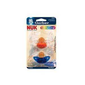 Gerber Nuk Orthodontic Pacifier Simple Button for Newborn, Size 1   2 